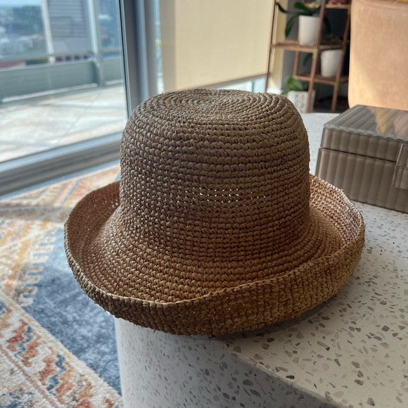 Lack of color raffia cruiser straw hat size medium 57cm - Picture 5 of 6